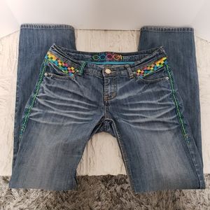 Coogi Jeans Pink, Yellow, Green and Blue 11/12